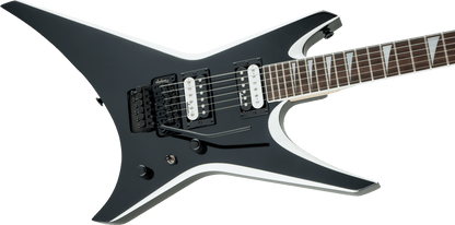 Jackson JS Series Warrior™ JS32 in Black with White Bevels