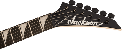 Jackson JS Series RR Minion JS1XM 2/3 Size Electric Guitar In Snow White With Black Pinstripes