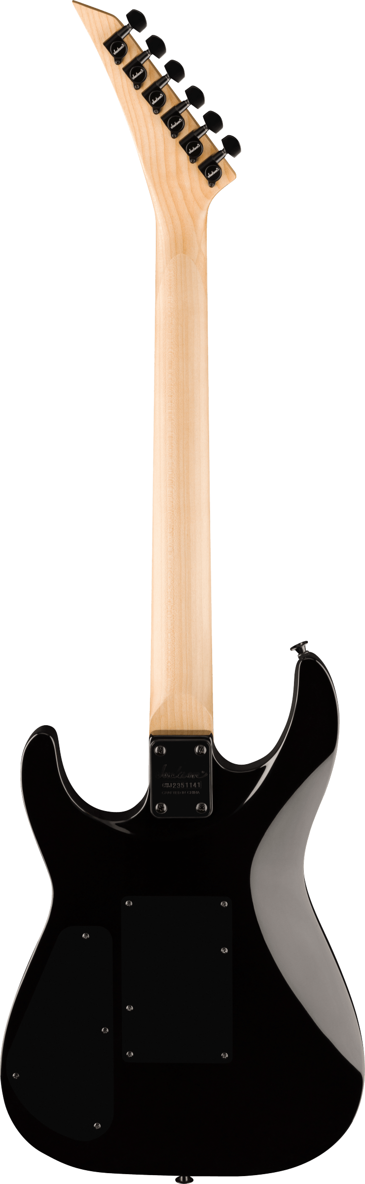 Jackson JS Series Dinky® Arch Top JS32 DKAP in Transparent Black