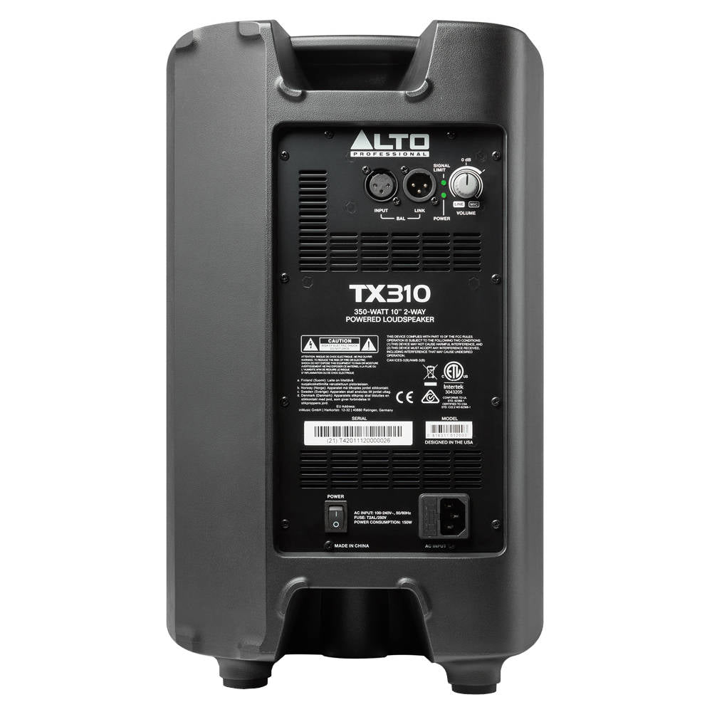 Alto Professional TX310 350-Watt 10-Inch 2-Way Powered Loudspeaker