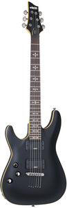 Schecter Demon-6 Lefty Electric Guitar in Black Satin