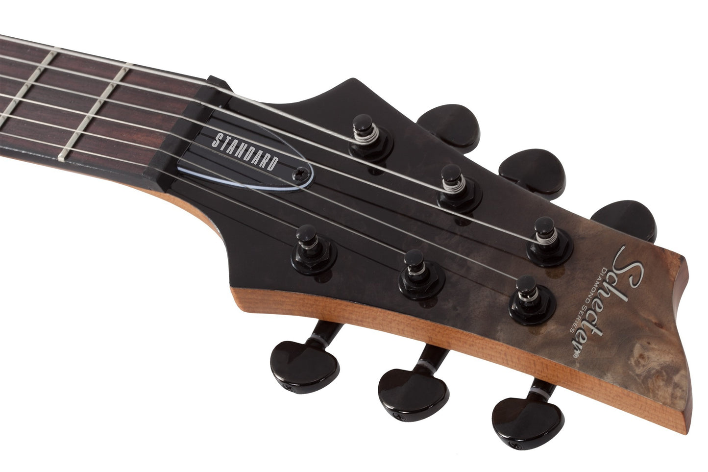 Schecter C-1 Standard Electric Guitar in Charcoal Satin