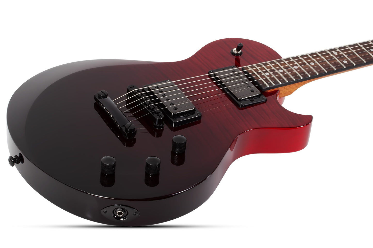 Schecter Solo-II Standard Electric Guitar in Blood Burst