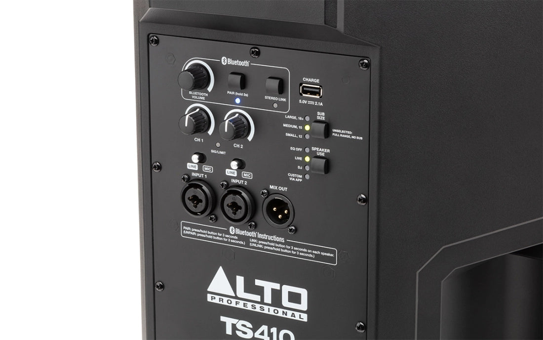 Alto Professional TS410 Truesonic 2000W 10'' 2-Way Powered Loudspeaker
