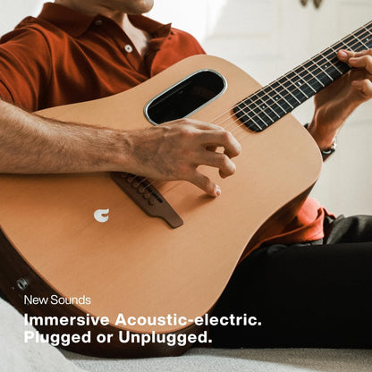 Lava Music LAVA ME 4 L9230001  All-In-One 36" Spruce Acoustic-Electric Guitar with Effects and Gigbag - Natural Woodgrain