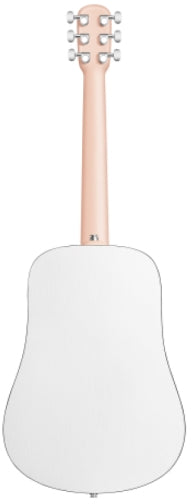 Lava Music  LAVA ME PLAY 36" L9200003 Acoustic Electric Guitar with Effects and Gigbag - Light Peach and Frost White