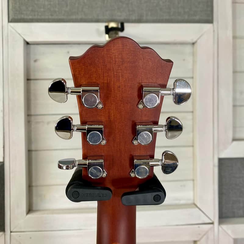 Washburn Deep Forest Burl Electric Acoustic Guitar in Amber Fade