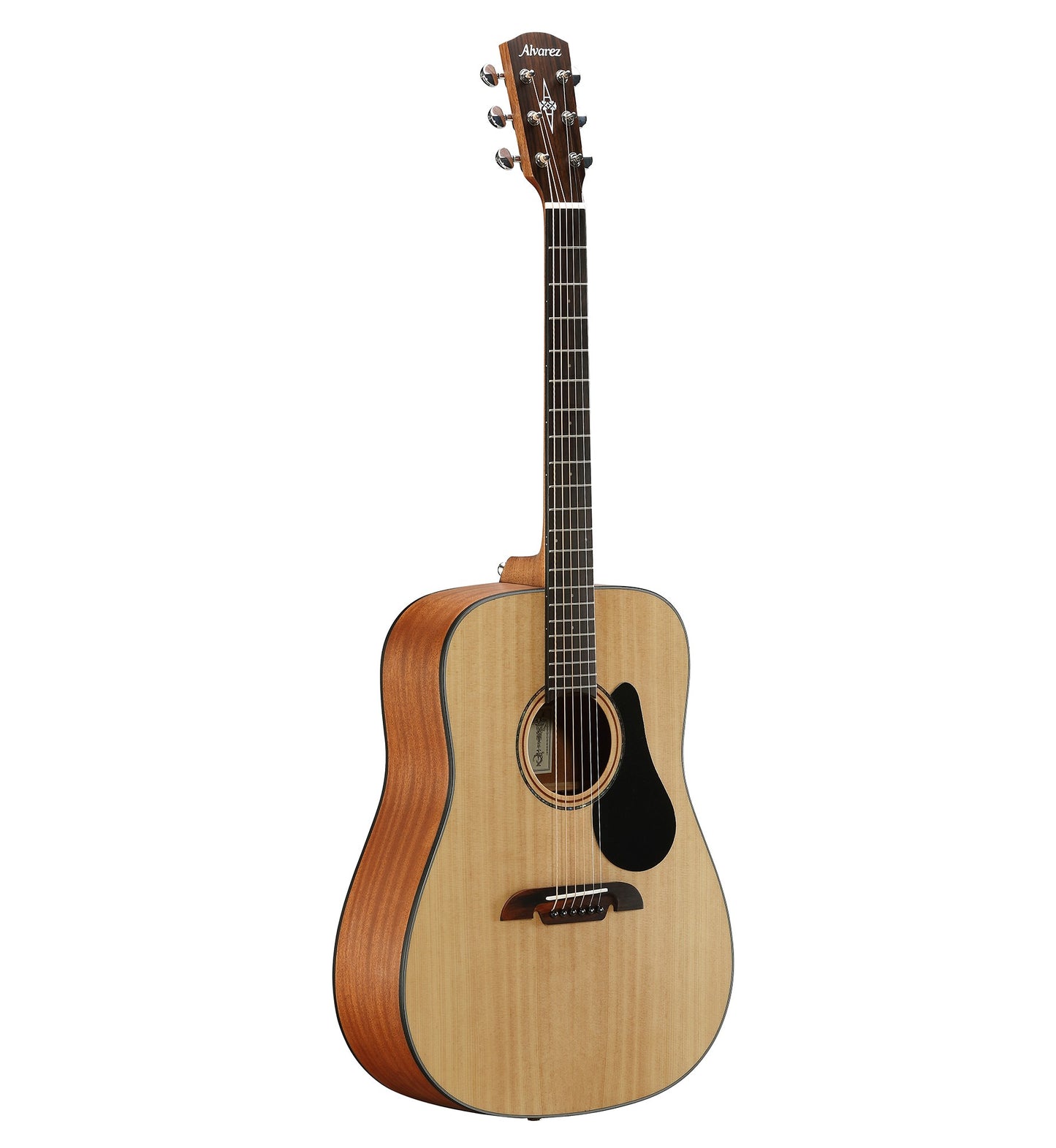 Alvarez AD30 Acoustic Dreadnought, Natural Satin, Solid A Sitka Spruce Top, Bone Nut And Saddle