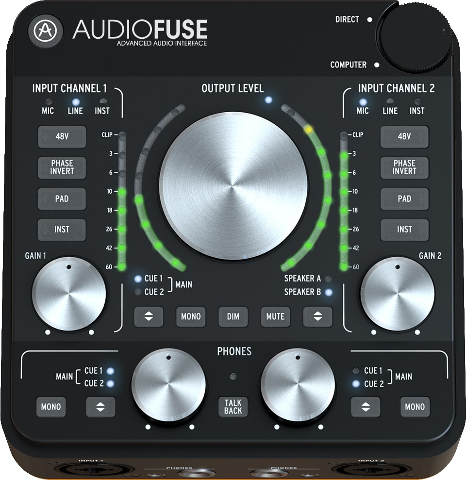 Arturia Audiofuse Rev2  14 X 14 Audio Interface in Black