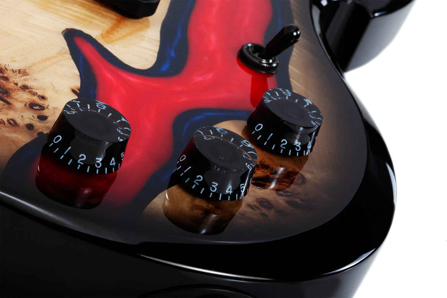 Wylde Audio Barbarian Special Edition Blood River Burl Lefty PRE ORDER