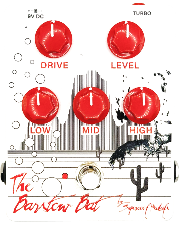 Supercool Pedals The Barstow Bat Distortion Pedal