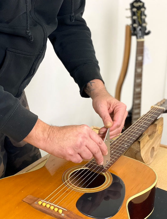 Checking fret height