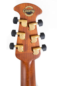 Ovation Celebrity Exotic Mid-Depth Lyrachord 6-String Acoustic Electric Guitar, Maple Myrtlewood