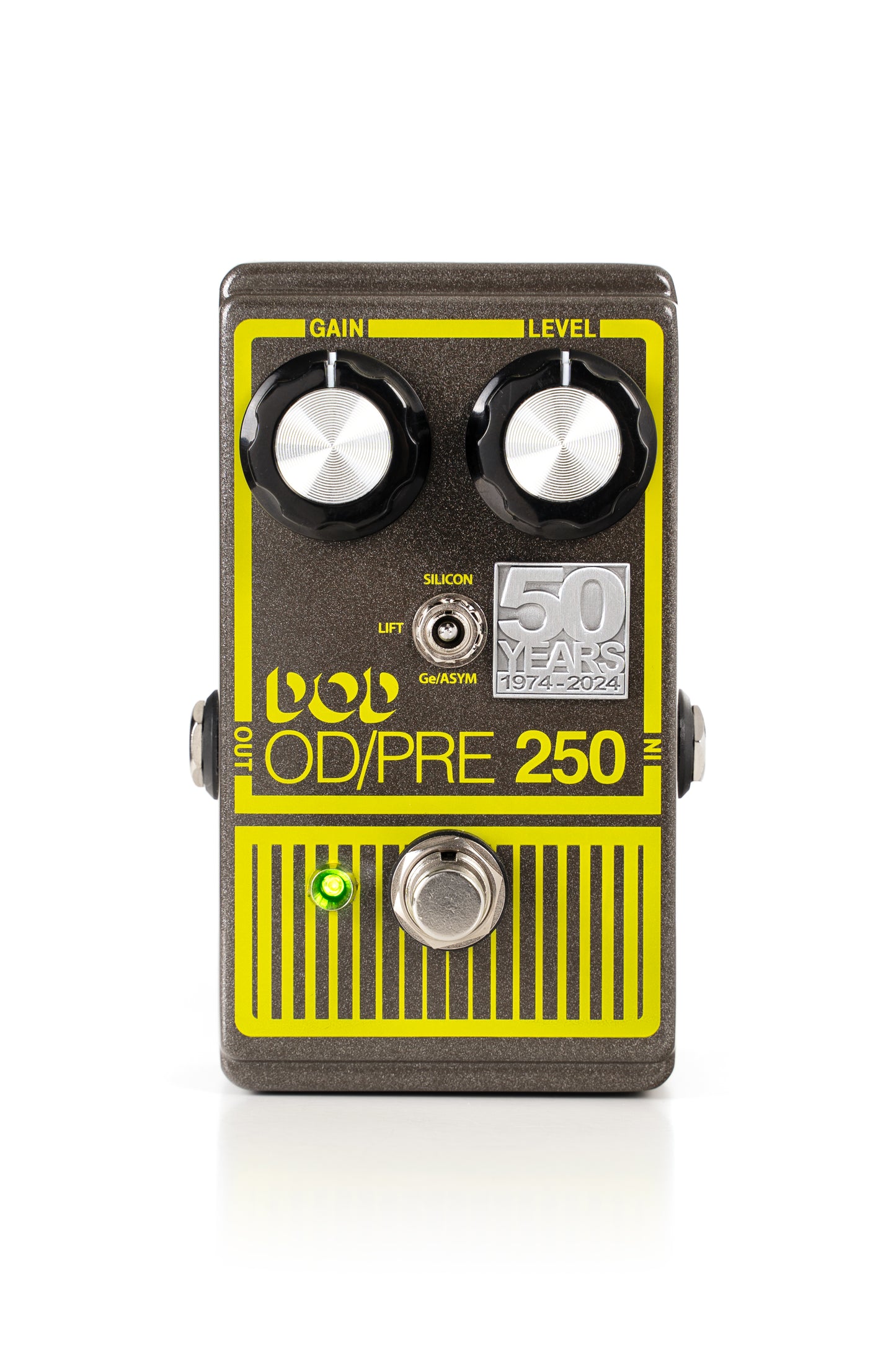 DOD 50th Anniversary Edition Overdrive Preamp 250 Pedal With True Bypass and LED