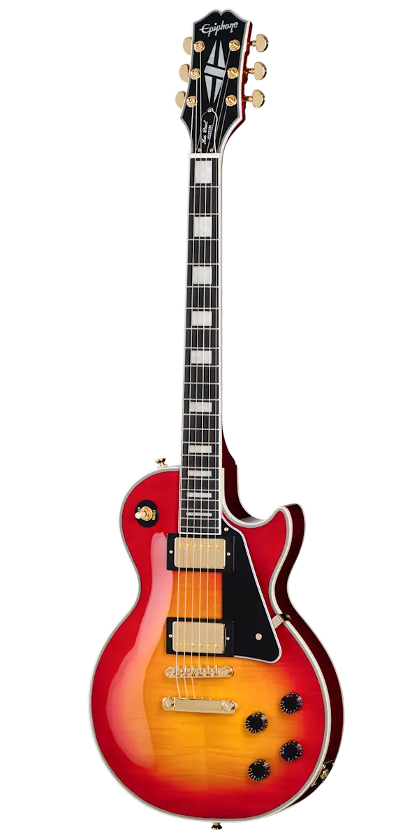 Epiphone Les Paul Custom Heritage Electric Guitar with Gigbag - Cherry Sunburst