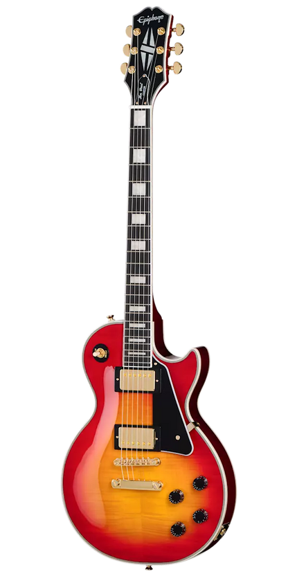 Epiphone Les Paul Custom Heritage Electric Guitar with Gigbag - Cherry Sunburst