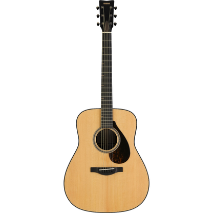 Yamaha FG7 R Dreadnought Acoustic Guitar – front, transparent background