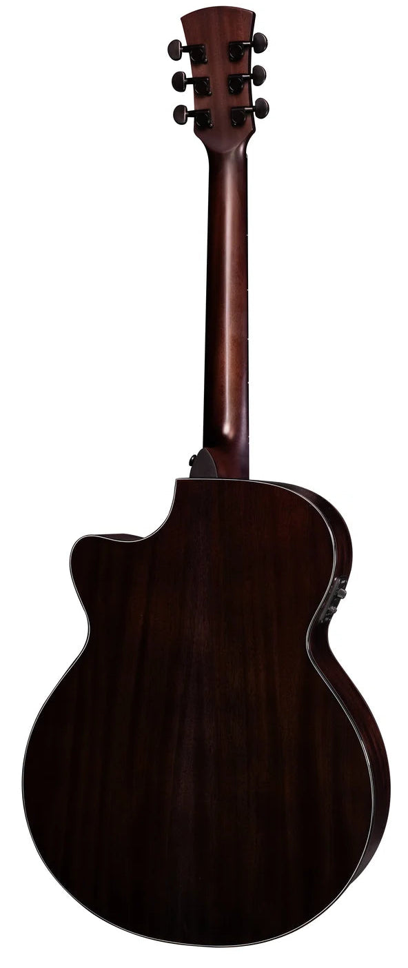 Faith Guitars Nexus Venus Cutaway Electric/Acoustic Guitar in Thru-Black PRE ORDER