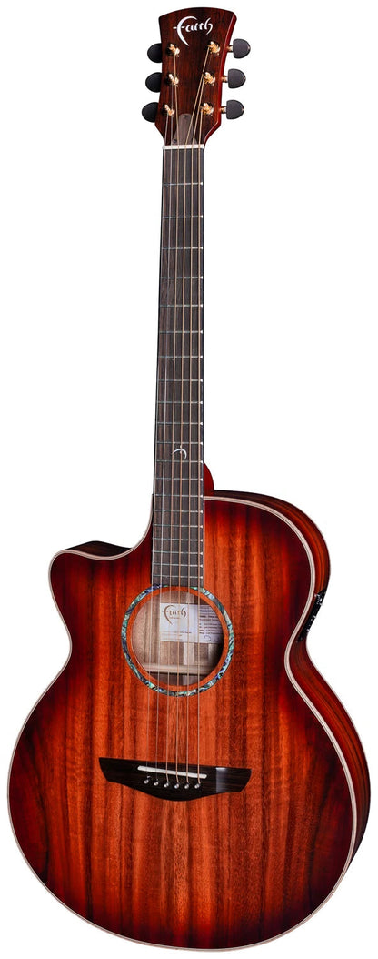 Faith Guitars Blood Moon Venus Leftie Cutaway Electric/ Acoustic Guitar PRE ORDER