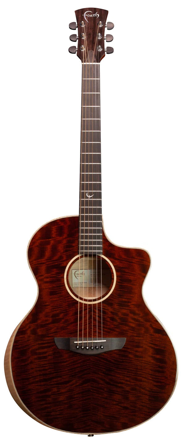 Faith Guitars FX Neptune Cutaway Electric/Acoustic Guitar in Natural Gold PRE ORDER
