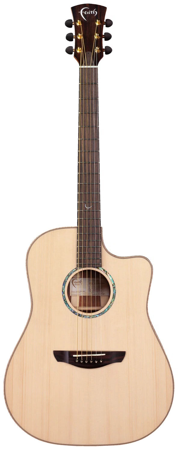 Faith Guitars HiGloss Saturn 3-Piece Indonesian Rosewood Back & Sides Electric/ Acoustic Guitar PRE ORDER