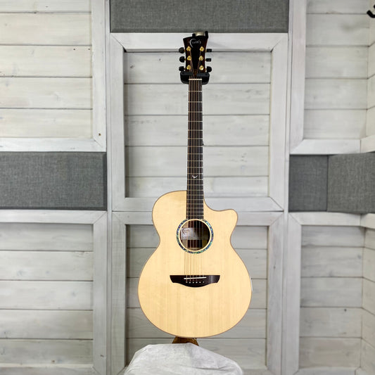 Faith Guitars HiGloss Venus 3-Piece Indonesian Rosewood Back & Sides Electric / Acoustic Guitar
