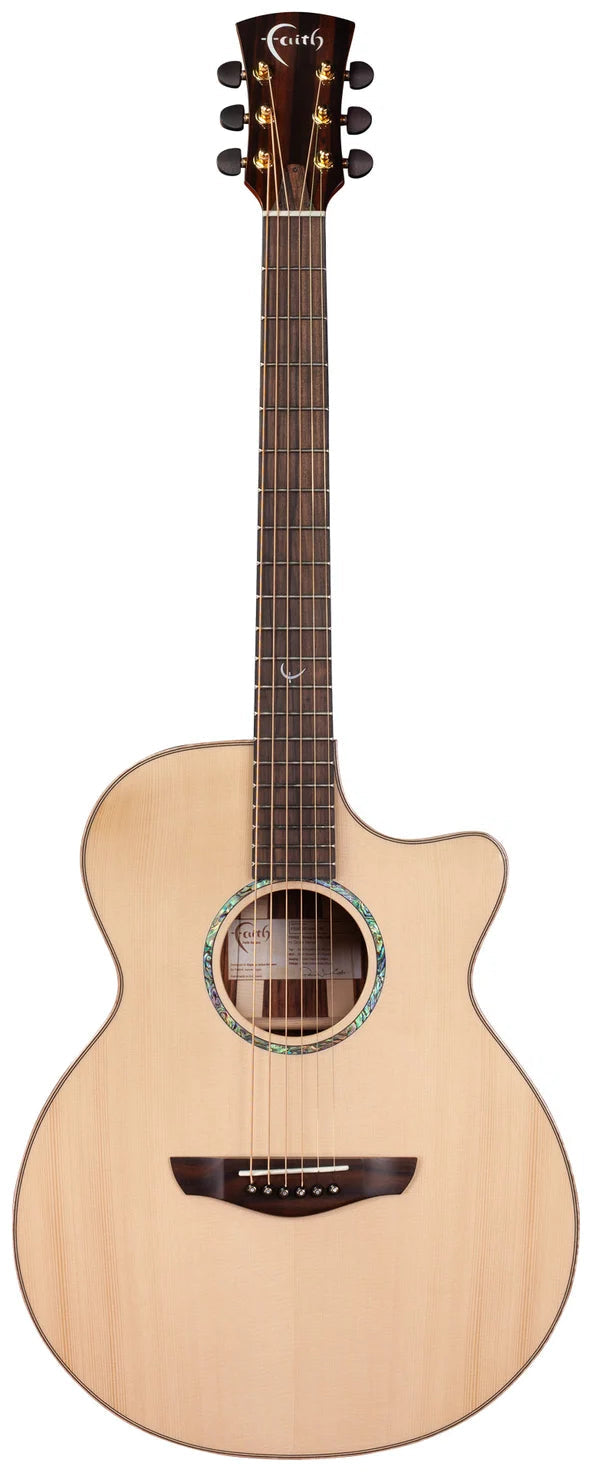 Faith Guitars HiGloss Venus 3-Piece Indonesian Rosewood Back & Sides Electric / Acoustic Guitar PRE ORDER