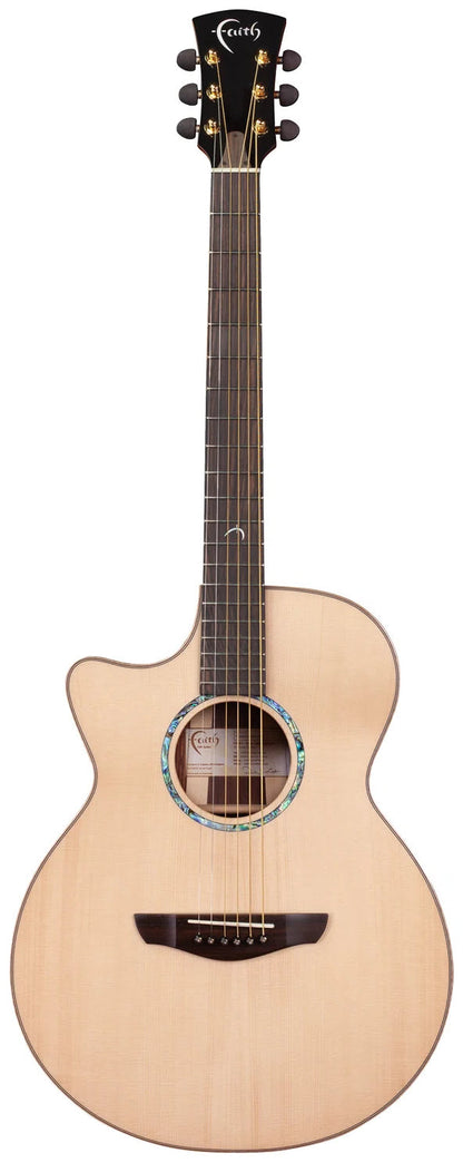 Faith Guitars HiGloss Venus Cutaway Left-Handed Electric / Acoustic Guitar Pre Order