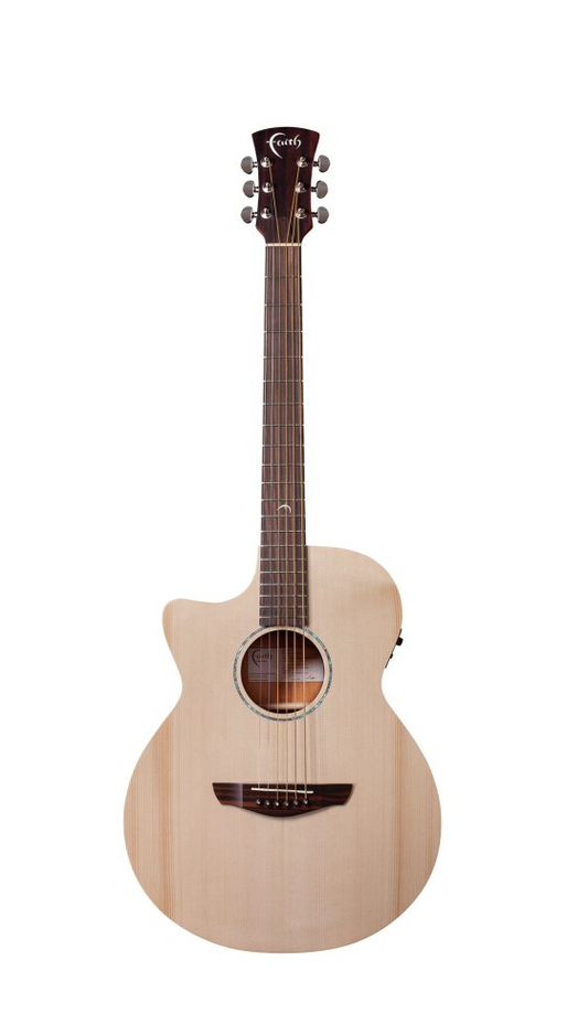Faith Guitars Naked Venus cutaway Lefty Electric/ Acoustic Guitar