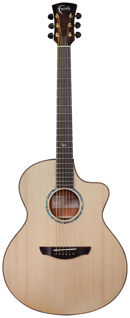 Faith Guitars Natural Neptune Cutaway Electric/ Acoustic Guitar PRE ORDER
