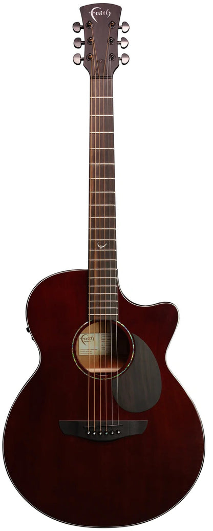 Faith Guitars Nexus Venus Cutaway Electric/Acoustic Guitar  in Thru-Cognac PRE ORDER