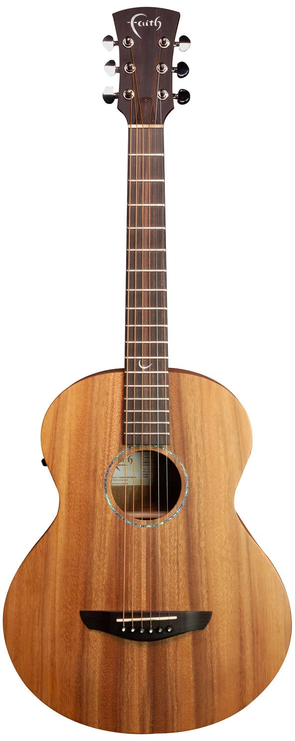 Faith Guitars Nomad Mini-Neptune Electric/ Acoustic Guitar with Gigbag, Trembesi PRE ORDER