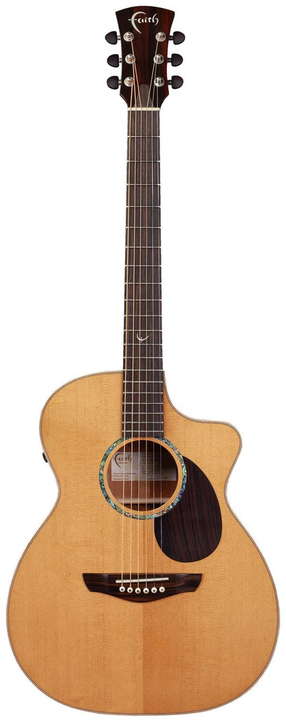 Faith Guitars PJE Legacy Earth Cutaway Electric / Acoustic Guitar Khaya Mahogany PRE ORDER