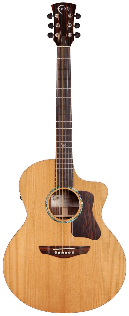 Faith Guitars PJE Legacy Neptune Cutaway Electric/ Acoustic Guitar (Rosewood. Spruce) PRE ORDER