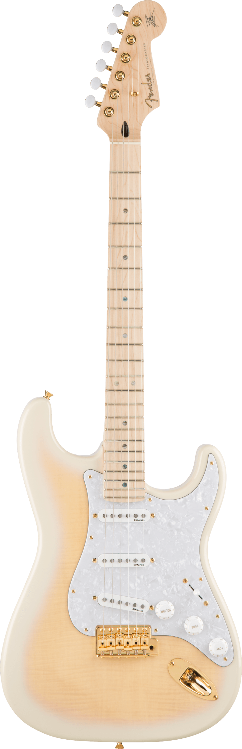 Fender Richie Kotzen Stratocaster SSS in Transparent White Burst. Pre Order!