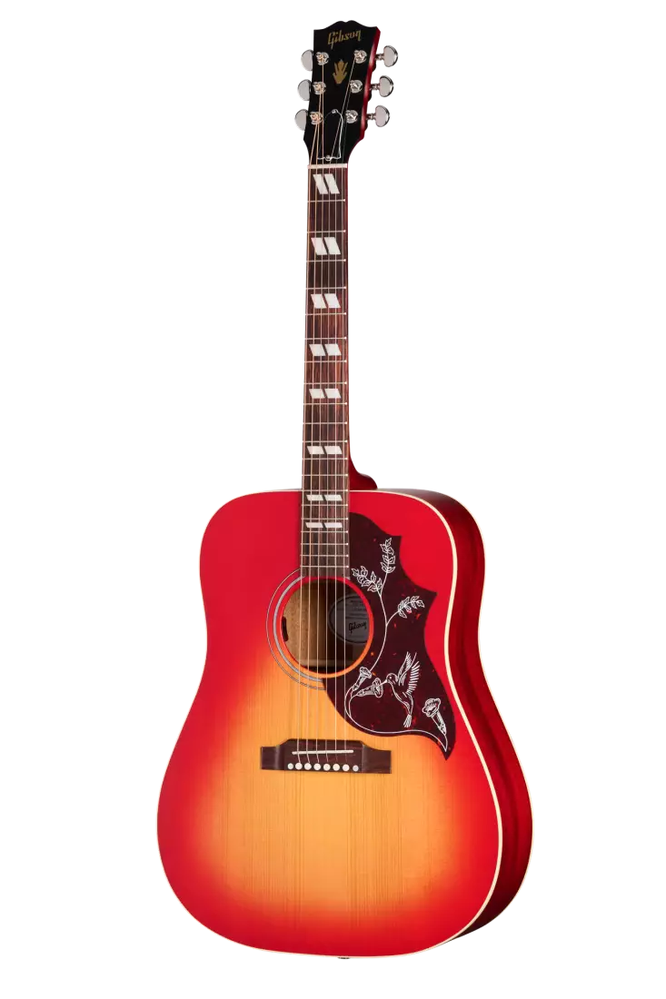 Gibson Hummingbird Special Acoustic/Electric Guitar with Softshell Case - Satin Vintage Cherry Sunburst