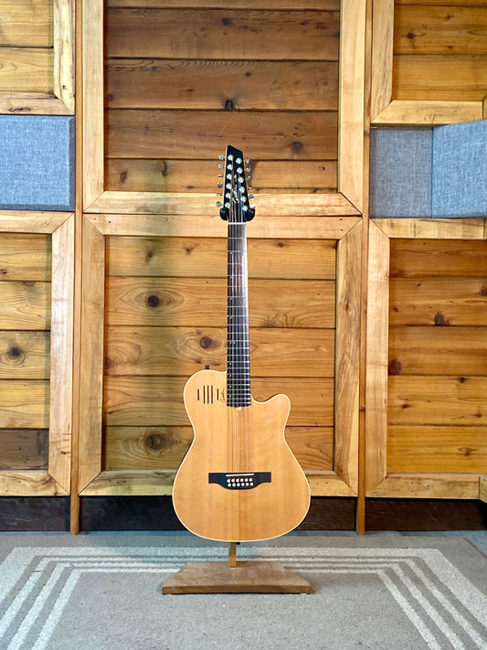 Godin A12 Natural SG 12 String Electric Acoustic Guitar with Gigbag USED