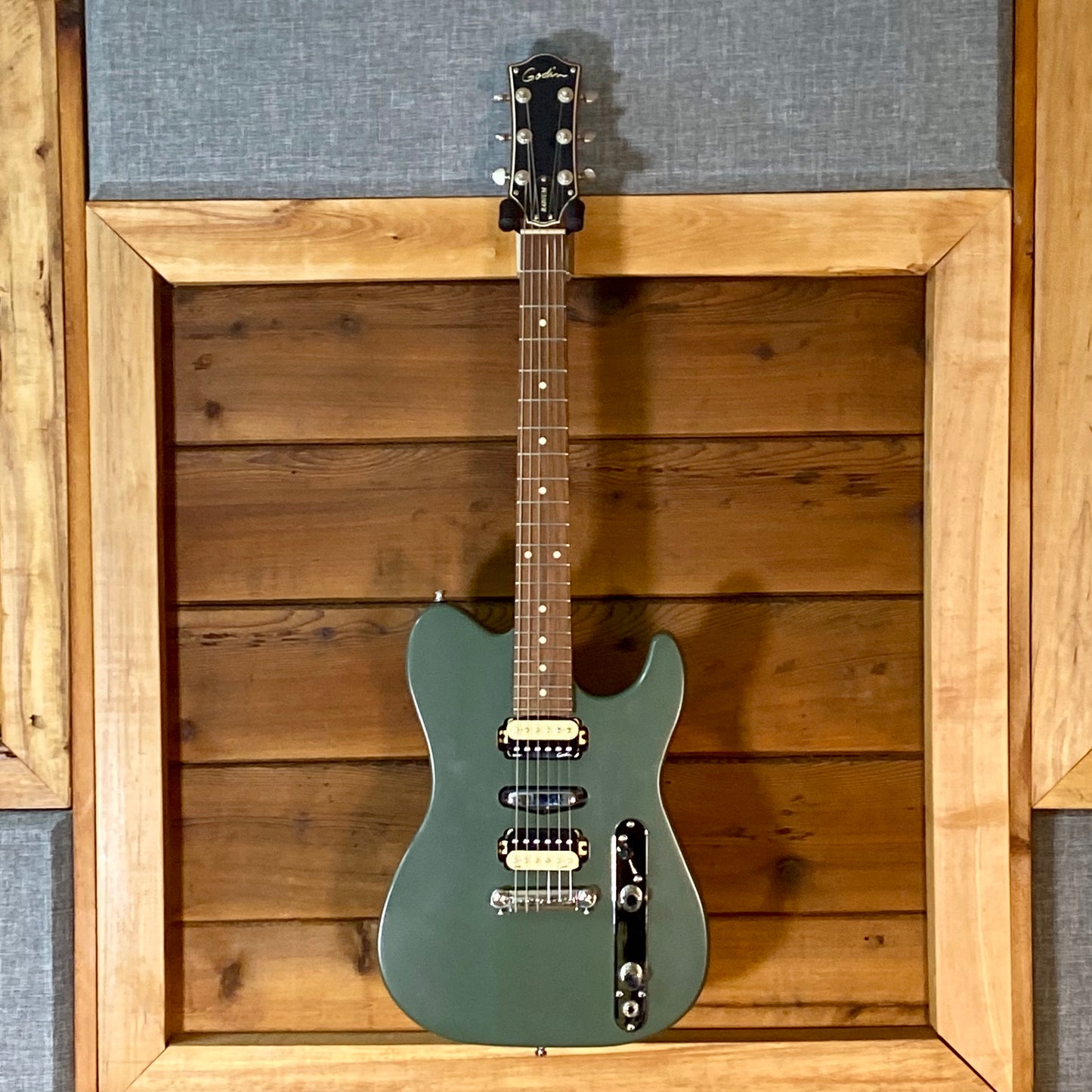 Godin Radium Matte Green With Gigbag USED