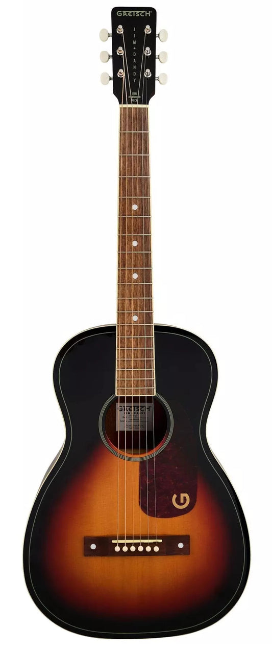 Gretsch Limited Edition Jim Dandy Parlor Solid Top, Walnut Fingerboard - Heritage Burst