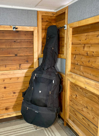 Schoenbach 3/4 Size Double Bass With Gigbag, Pickup and Stand USED