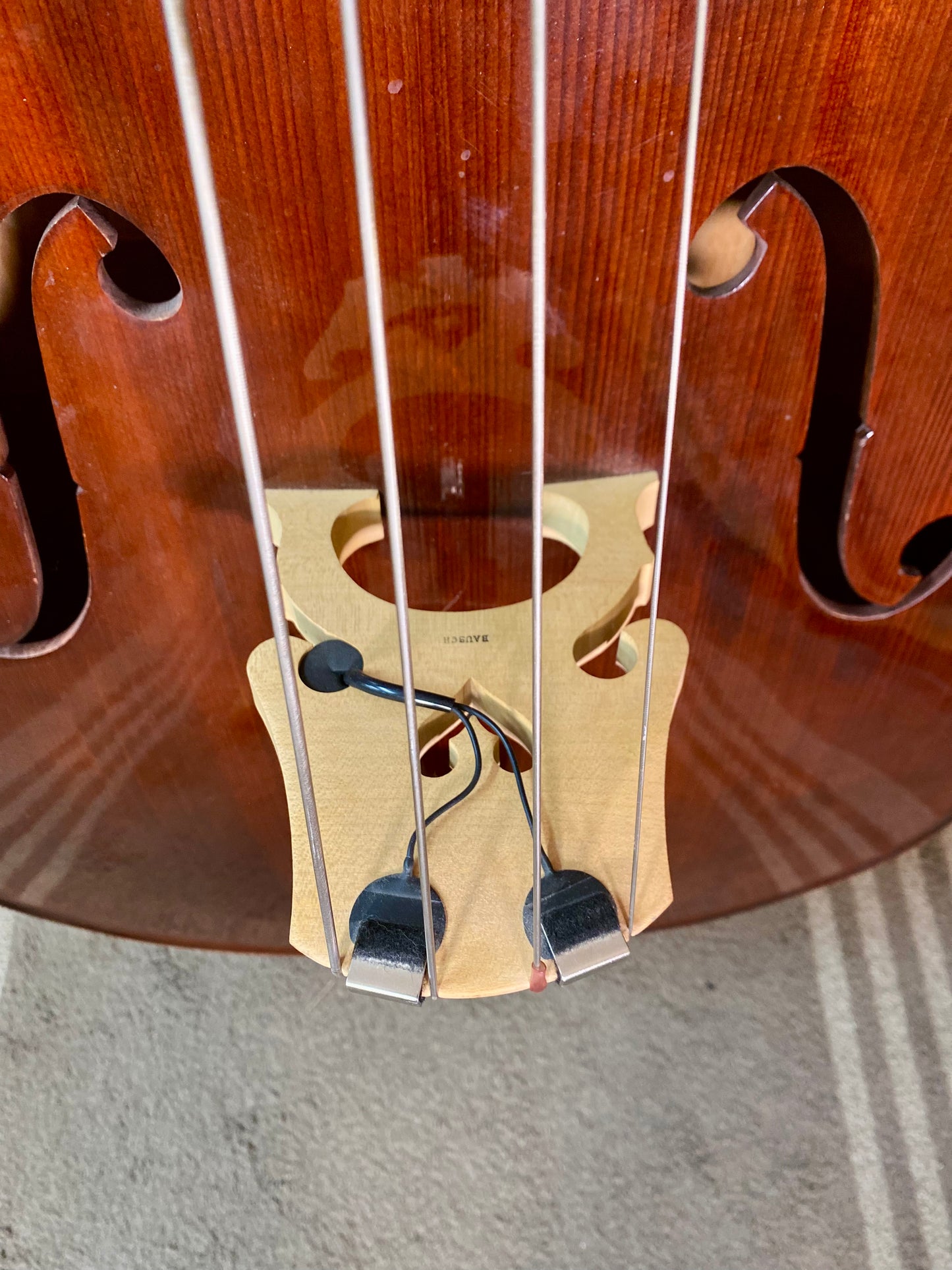 Schoenbach 3/4 Size Double Bass With Gigbag, Pickup and Stand USED