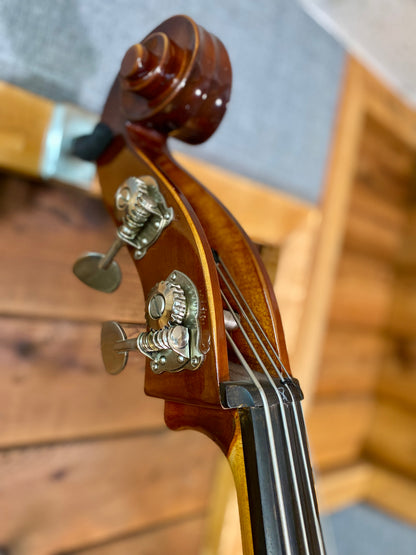 Schoenbach 3/4 Size Double Bass With Gigbag, Pickup and Stand USED