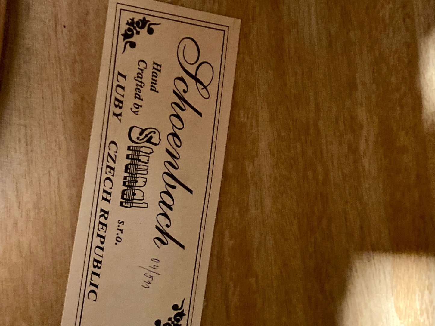 Schoenbach 3/4 Size Double Bass With Gigbag, Pickup and Stand USED