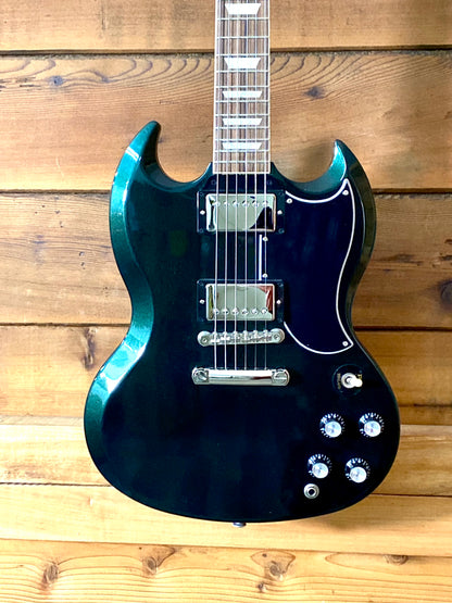 Gibson SG Standard '61 Stop Bar With Hardcase In British Racing Green USA Exclusive