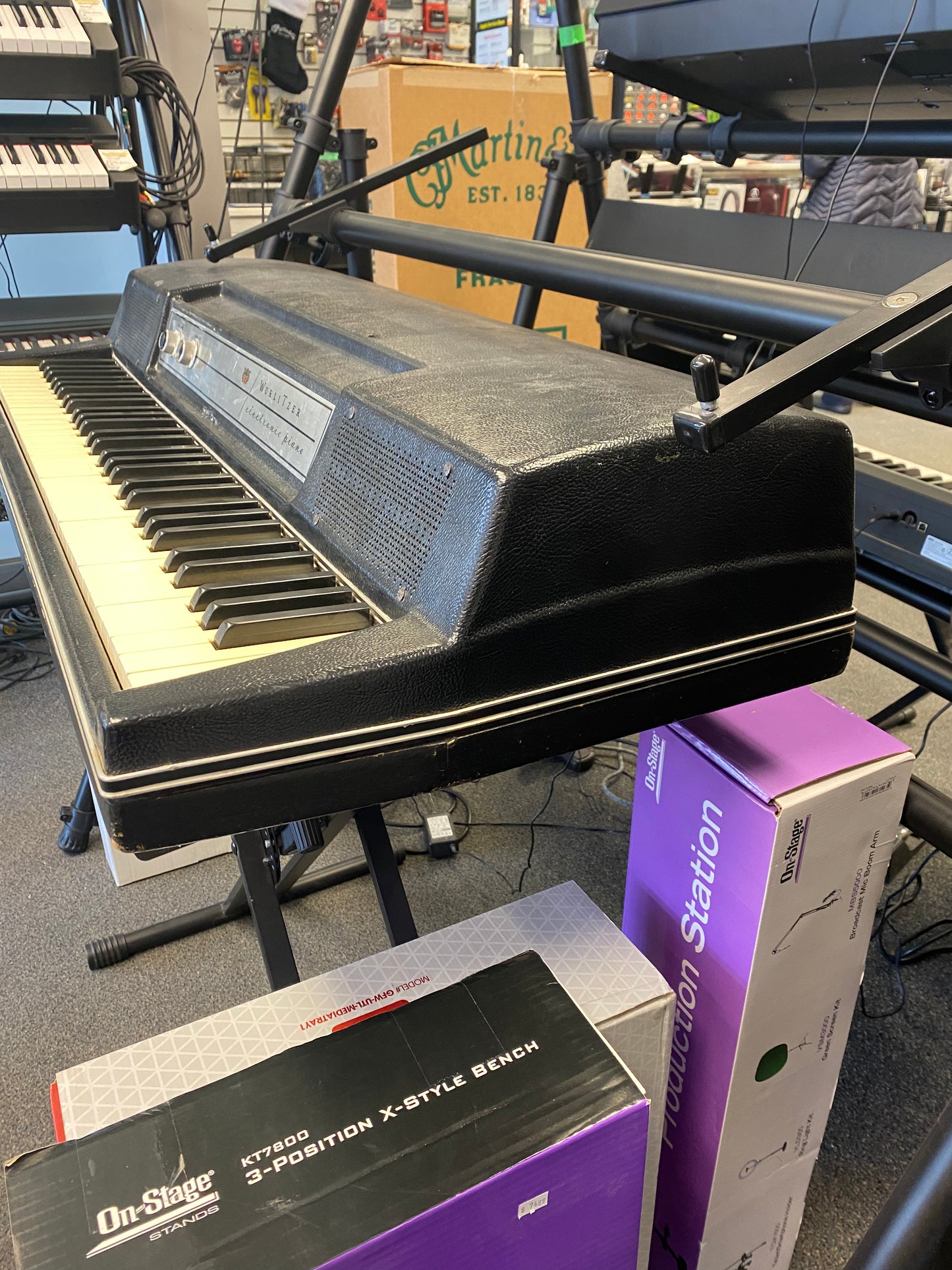 Wurlitzer 200A 64-Key Electric Piano Owned by Canadian Rock n Roll Royalty! USED