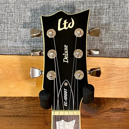 ESP LTD EC-1000T Deluxe With Case - Honey Burst Satin USED