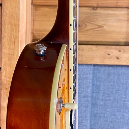 ESP LTD EC-1000T Deluxe With Case - Honey Burst Satin USED