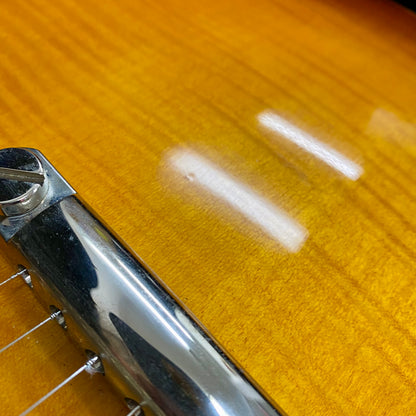 ESP LTD EC-1000T Deluxe With Case - Honey Burst Satin USED