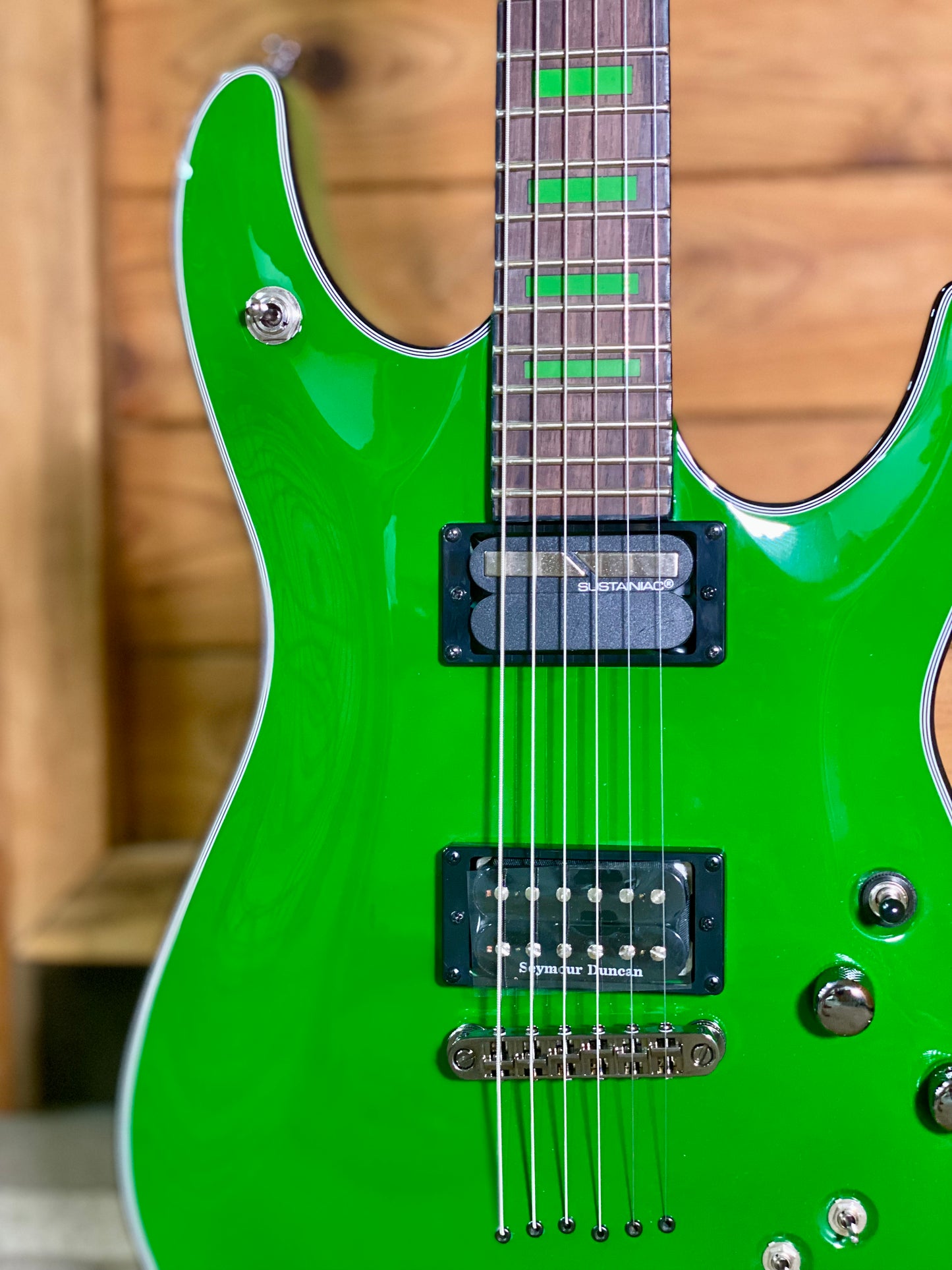 Schecter Kenny Hickey Signature C-1 EX Artist Series  Electric Guitar in Steele Green