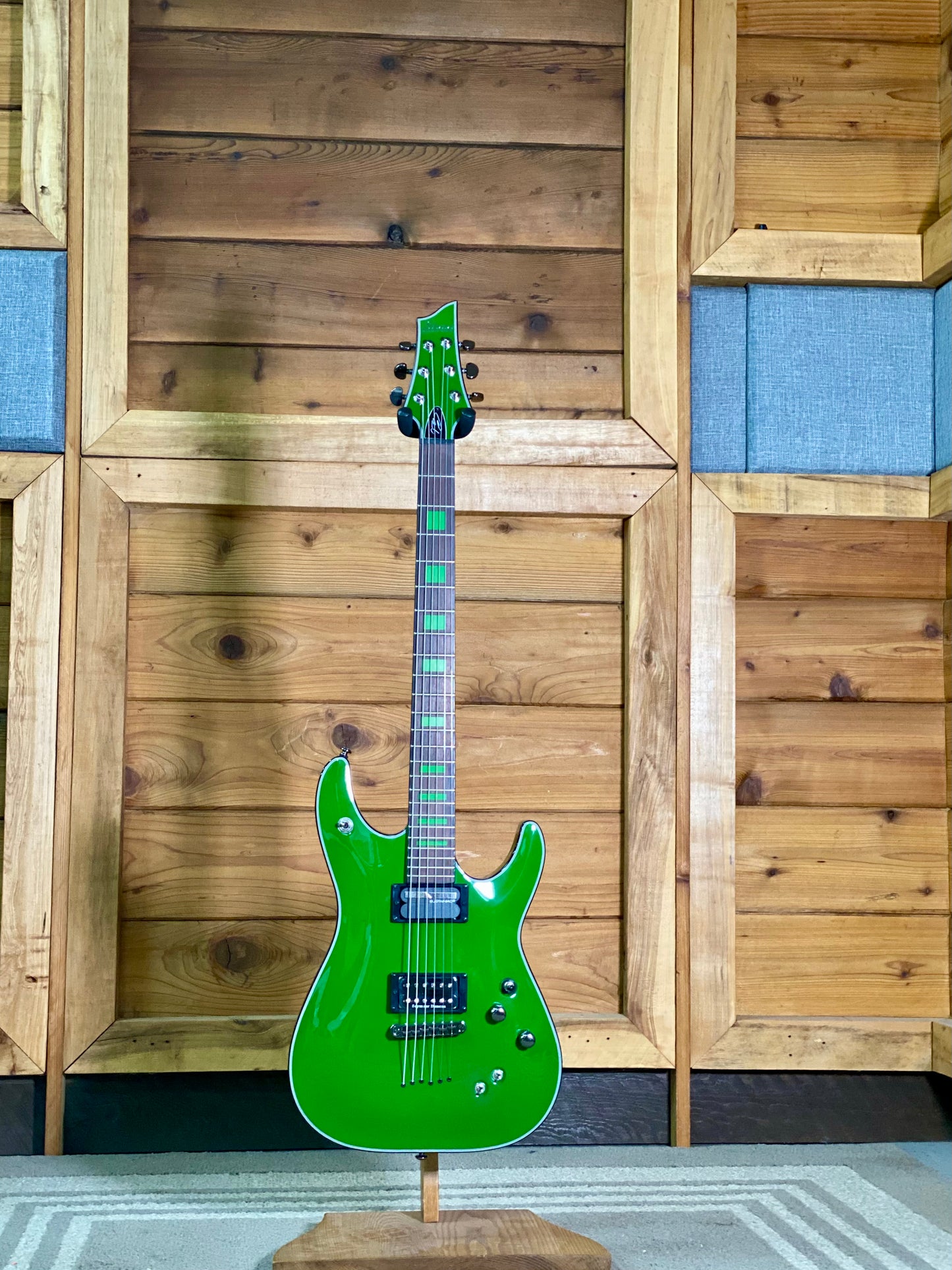 Schecter Kenny Hickey Signature C-1 EX Artist Series  Electric Guitar in Steele Green